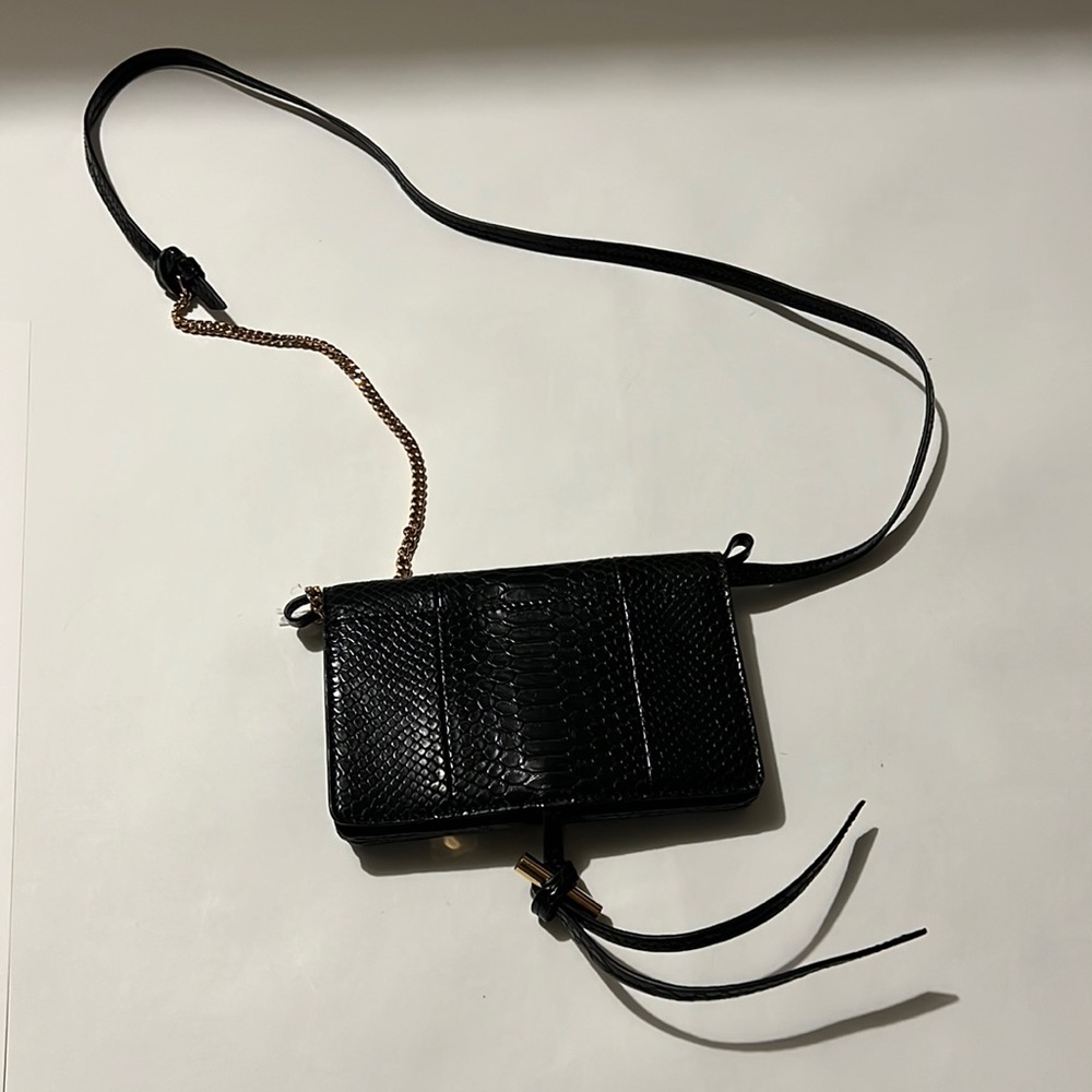 Brand NEW Black leather *Stella McCartney* shoulder mini bag